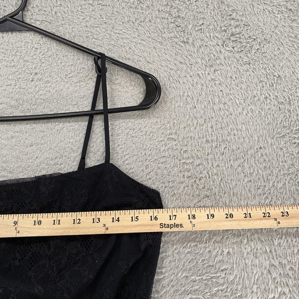 Abercrombie & Fitch Lace Slip Dress Womens‎ M Black Midi Whimsigoth Y2K - Picture 5 of 13